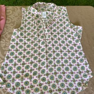 Loft multi-colored sleeveless top